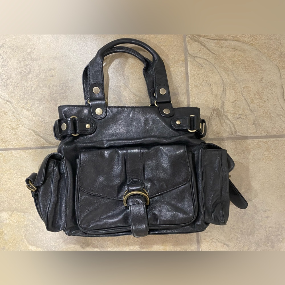 Kooba small black tote bag